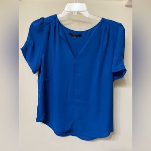 19 Cooper Stitch fix split Neck Pleated Blouse  Top